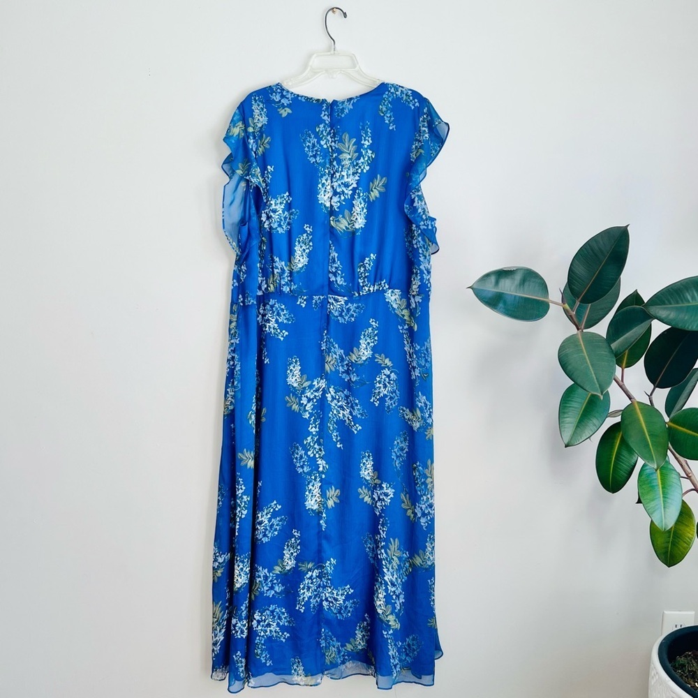 Vince Camuto Weeping Willows Floral Ruffle Dress - Picture 7 of 10